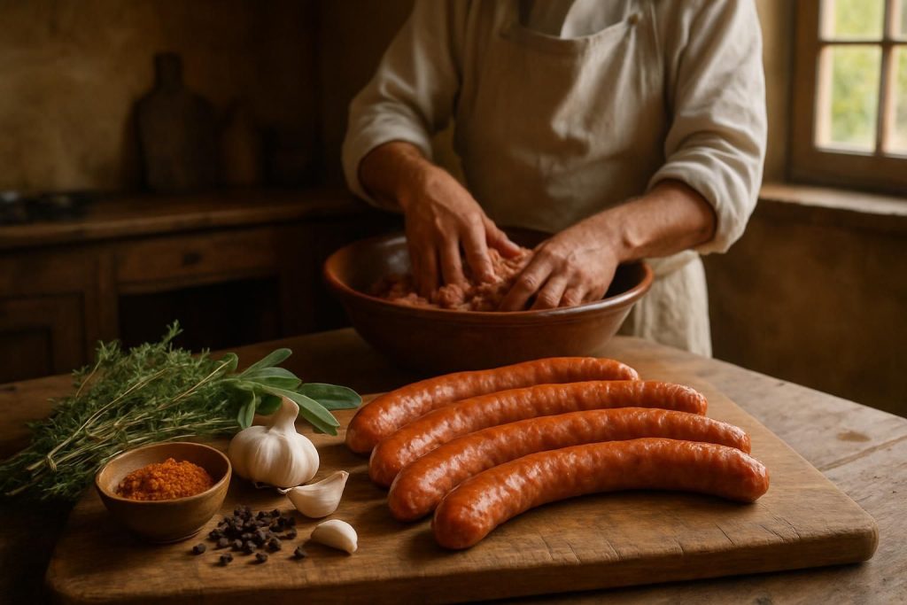 découvrez l'origine et la recette de la chipolata, une saucisse traditionnelle française incontournable, facile à préparer et délicieuse à déguster.