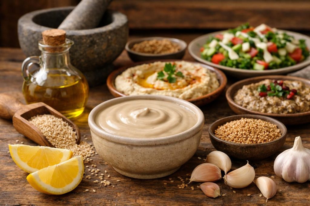 découvrez l'origine du tahini, ses saveurs uniques et ses nombreuses utilisations culinaires pour sublimer vos plats au quotidien.