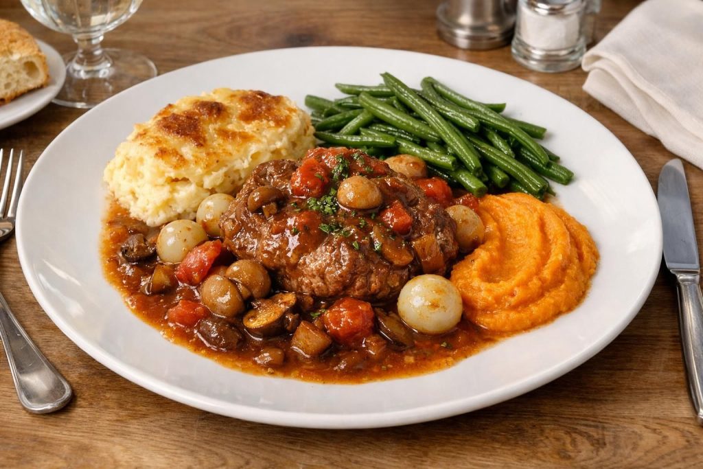 découvrez quel accompagnement choisir pour sublimer un veau marengo et relever toutes les saveurs de ce plat traditionnel.