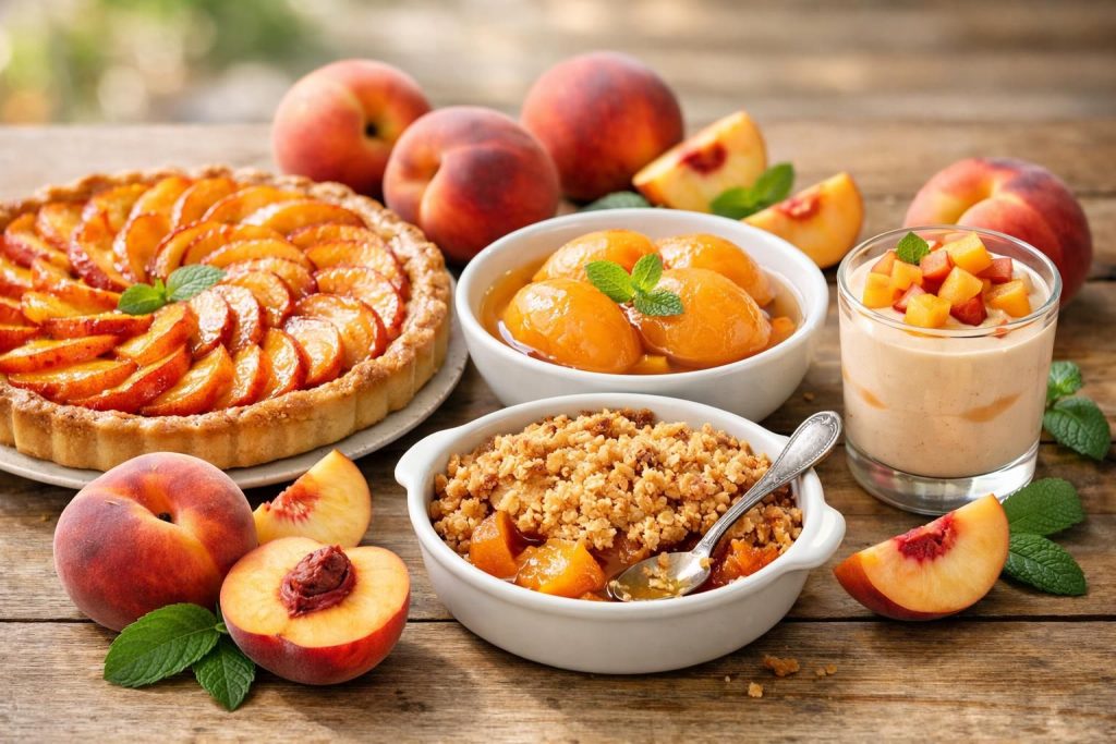 découvrez nos idées gourmandes et simples pour préparer de délicieux desserts à base de pêches. recettes faciles pour régaler toute la famille !