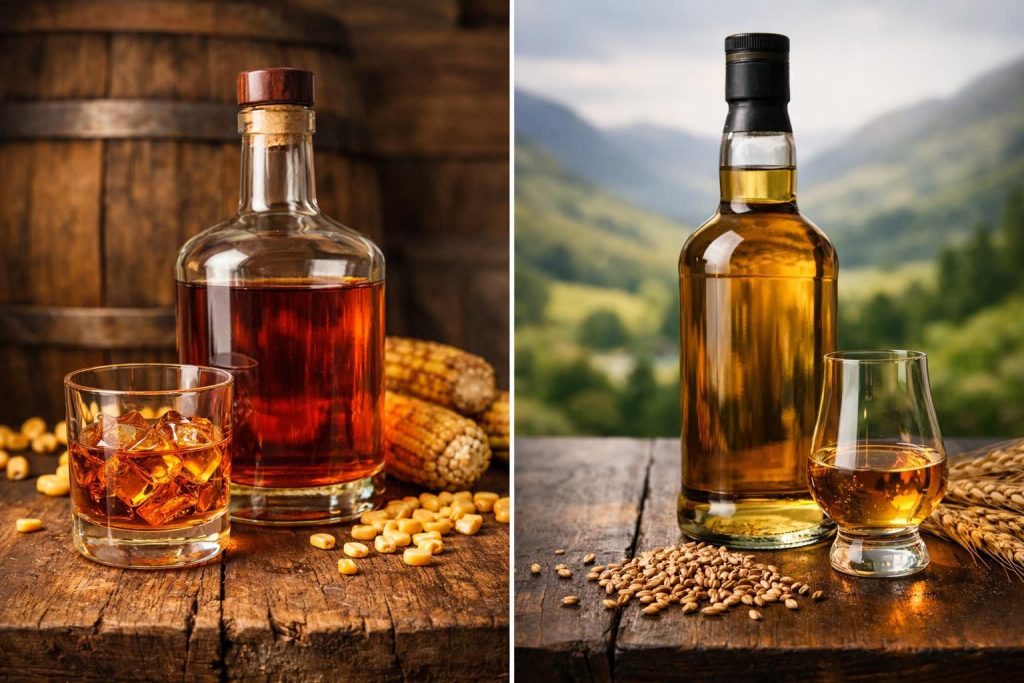 découvrez les principales différences entre le bourbon et le whisky, deux spiritueux populaires, en explorant leur origine, leurs ingrédients et leurs méthodes de distillation.